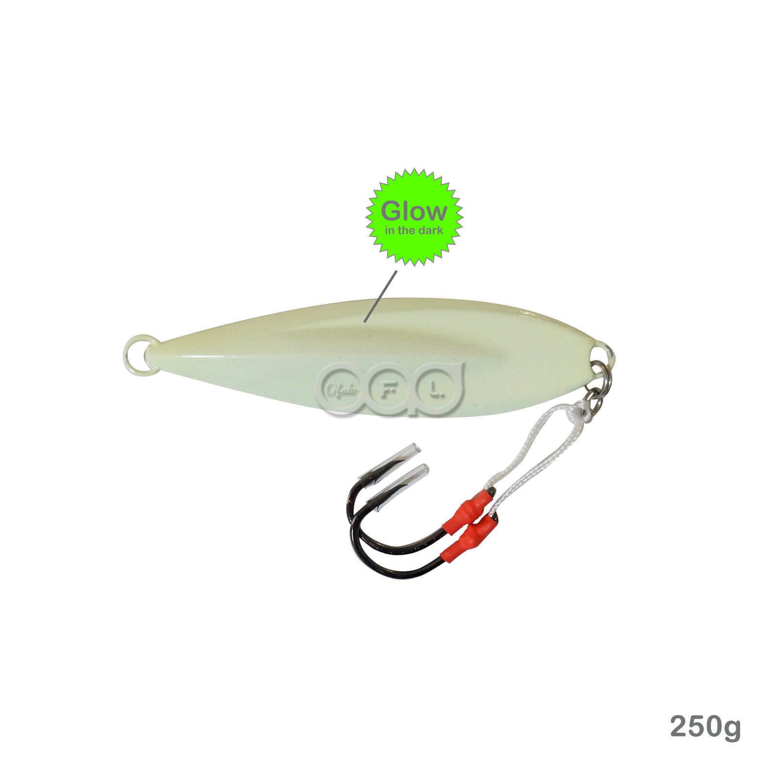 10pcs 9oz Fishing Flat Fish Jig 250g Speed Vertical butterfly Lures Random Color - Image 3