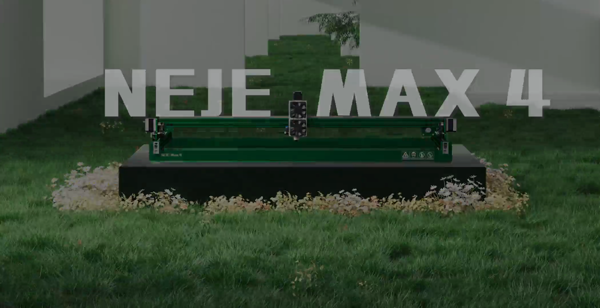NEJE Max 4 V2 E80 Motorized Z axis Laser Cutter Laser Engraving