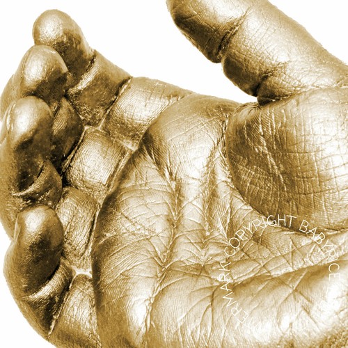 Newborn Baby Gift 3D Plaster Casting Cast Kit hand foot prints Gold Keepsake Set - Picture 5 of 12