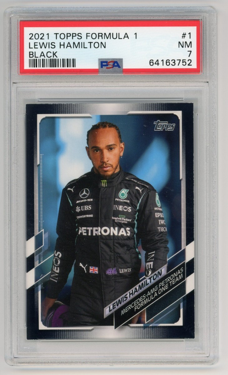 LEWIS HAMILTON 2021 TOPPS FORMULA 1 #1 BLACK VARIATION #1/10