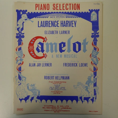 piano selection CAMELOT arr walter paul