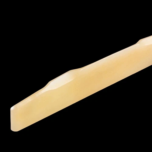 Sella ossea 10/20pz compensata per chitarra acustica Martin 2,90" (74mm) liutaio - Foto 15 di 22
