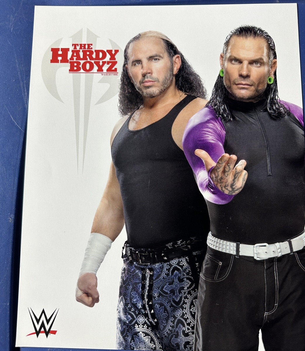 WWE HARDY BOYZ OFFICIAL LICENSED ORIGINAL 8X10 PROMO PHOTO VERY