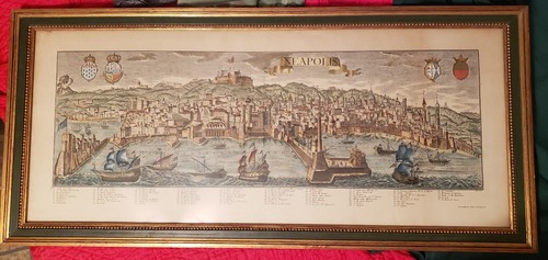 Georg Balthasar Probst Of NEAPOLIS Hand Colored Antique map - Picture 12 of 12