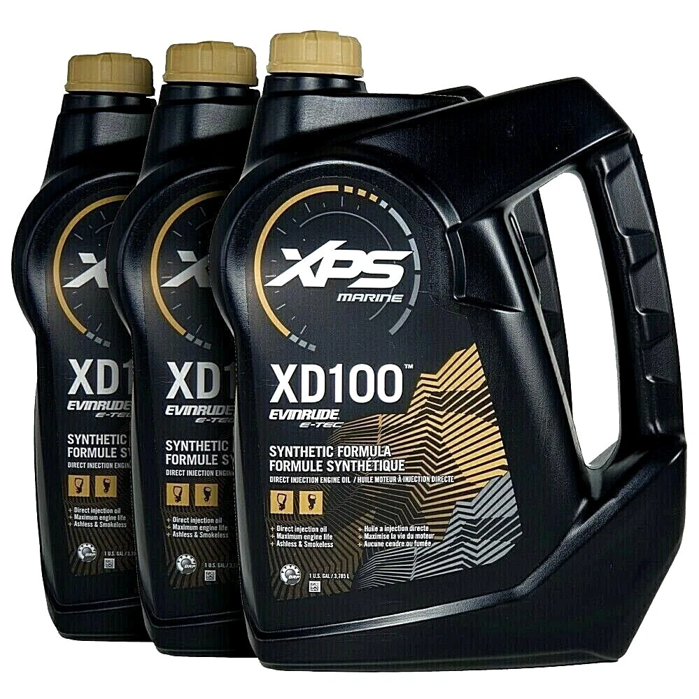 Genuine Evinrude E TEC XD100 XPS Direct Injection Marine Oil 3.785L x 3