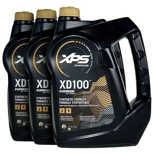 Evinrude ETEC XD100, XPS Direct Injection Marine Oil (3.785L) x 3 eBay