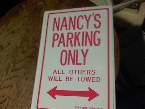1 sign choose from lot of 12 ex. Sandy's Parking Only All Others Will Be Towed - Picture 8 of 12