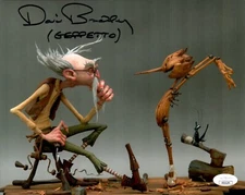 David Bradley Signed 8x10 Pinocchio "Geppetto" Authentic Autograph JSA COA