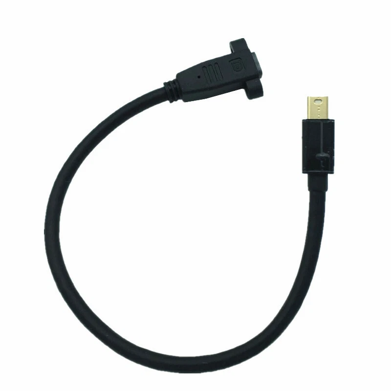 90º Up Down Right Left Angled Mini DisplayPort Male to Mini DP Female Cable Cord - Image 3 of 4