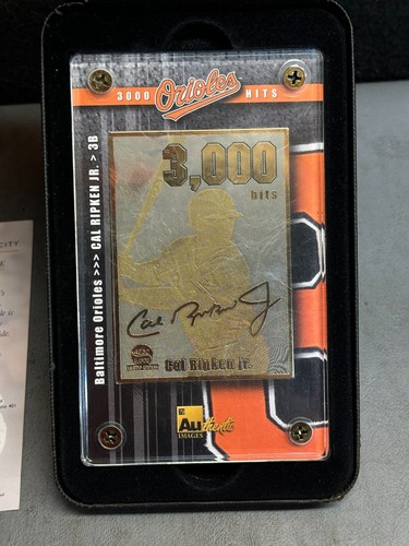 Cal Ripken Jr. 22kt/24kt Gold Milestone Cards - Danbury & Authentic Images + COA - Picture 11 of 13