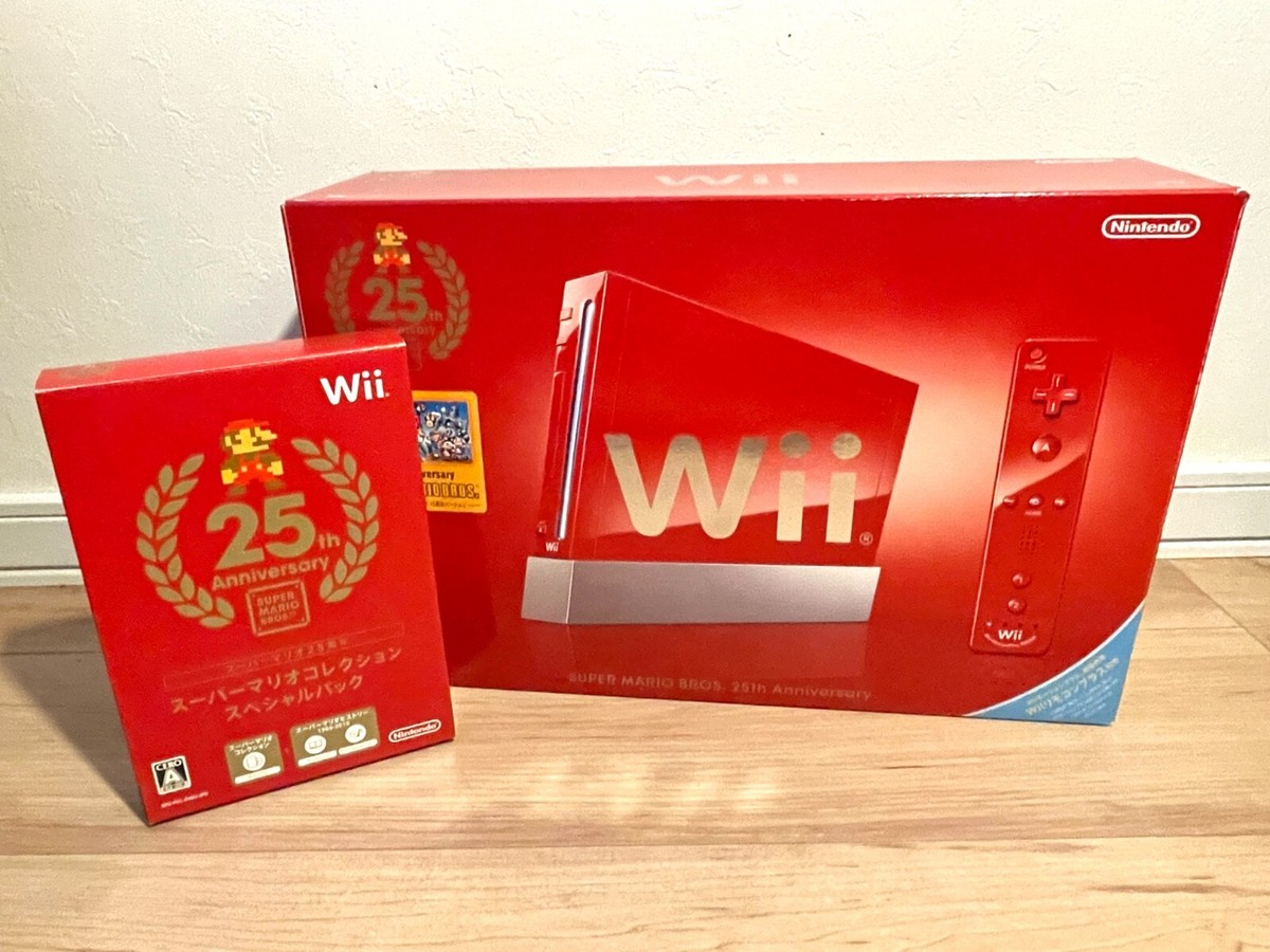 任天堂Wii 本体 25th anniversary Nintendo Wii Super Mario Bros 25th Anniversary Limited