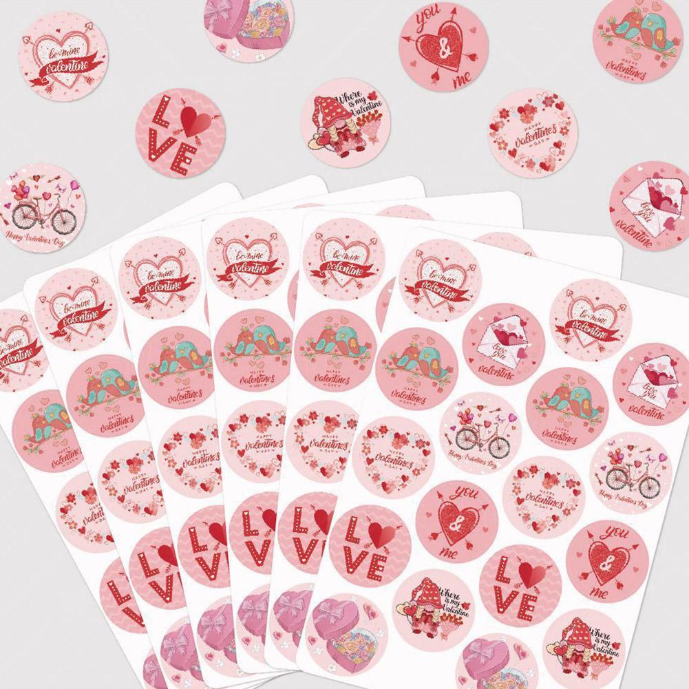 Love Heart Release, Love Red Heart Release Stickers Decorative Sticker Labels: