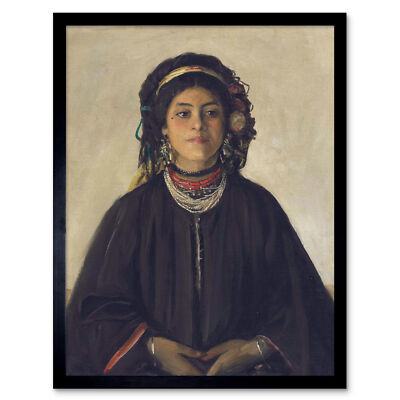 Lavery Aida Maurisches Dienstmädchen Kunstplakat Gerahmter Druck 30x40 cm