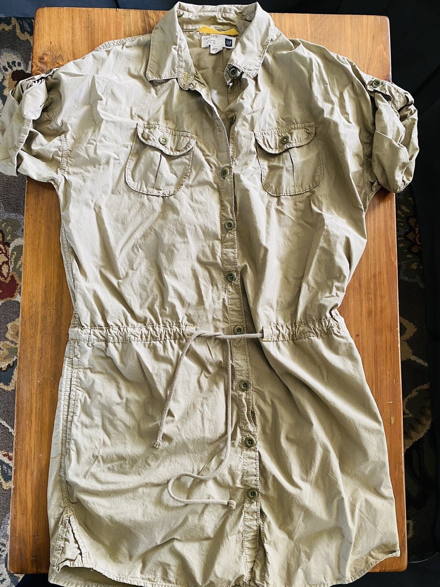 gap olive green dress Women’s Medium Light Excellent Condition Earth (greens/yellows)