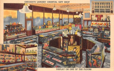 Chee Wo Tong Co Chinese Emporium Oriental Gift Shop linen Chicago Illinnois