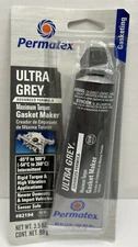 Permatex 82194 Ultra Grey Silicone Gasket Maker RTV 3.5 oz tubeHigh Torque Rigid