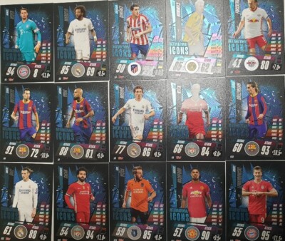 Match Attax Champions League 2020/2021 limited Edition LE9s LE10s Haaland Fire
