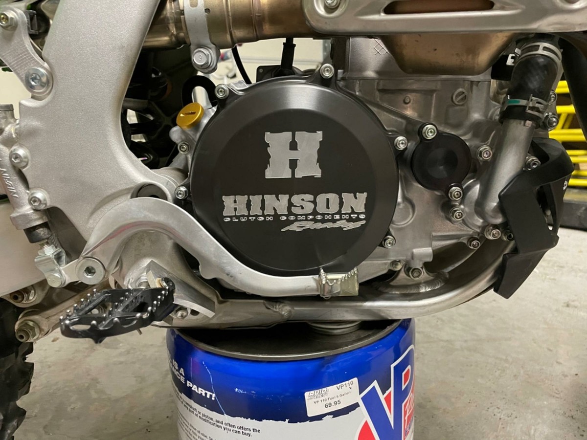 Hinson Billetproof Clutch Cover Black–Fits:Yamaha YZ250F 2019–2022
