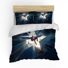 Captain America 4 Single Double Queen King Size Bed Duvet Quilt Doona Cover Set