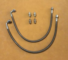 Ss Rear Brake Lines Ptfe Lined For 1996-2000 Honda Civic W Rear Drum