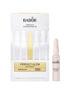 BABOR Perfect Glow Ampoule Concentrates 7 x 0.06 oz 2ml Each ~ New in Box!!  