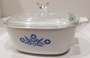 corning ware blue cornflower