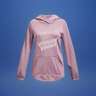 NWT Girls Under Armour Fleece Hoodie/Sweatshirt Pullover , Size S