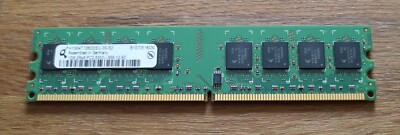 Qimonda HYS64T128020EU-3S-B2 1 GB DDR2-RAM 240-pin 2Rx8 PC2-5300U non-ECC