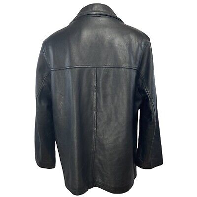 Vntg Wilsons M. Julian Mens Leather Jacket Black Size L Vntg Wilsons M. Julian Mens Leather Jacket Black Size L