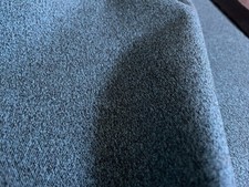 Polsterstoff Mikrofaser mit Fleckschutz  Meterware weich meliert in Petrol Neu