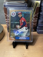 2022 Series 1 1987 Topps Chrome Silver Pack Mojo 13/25Byron Buxton #T87C-85 Auto
