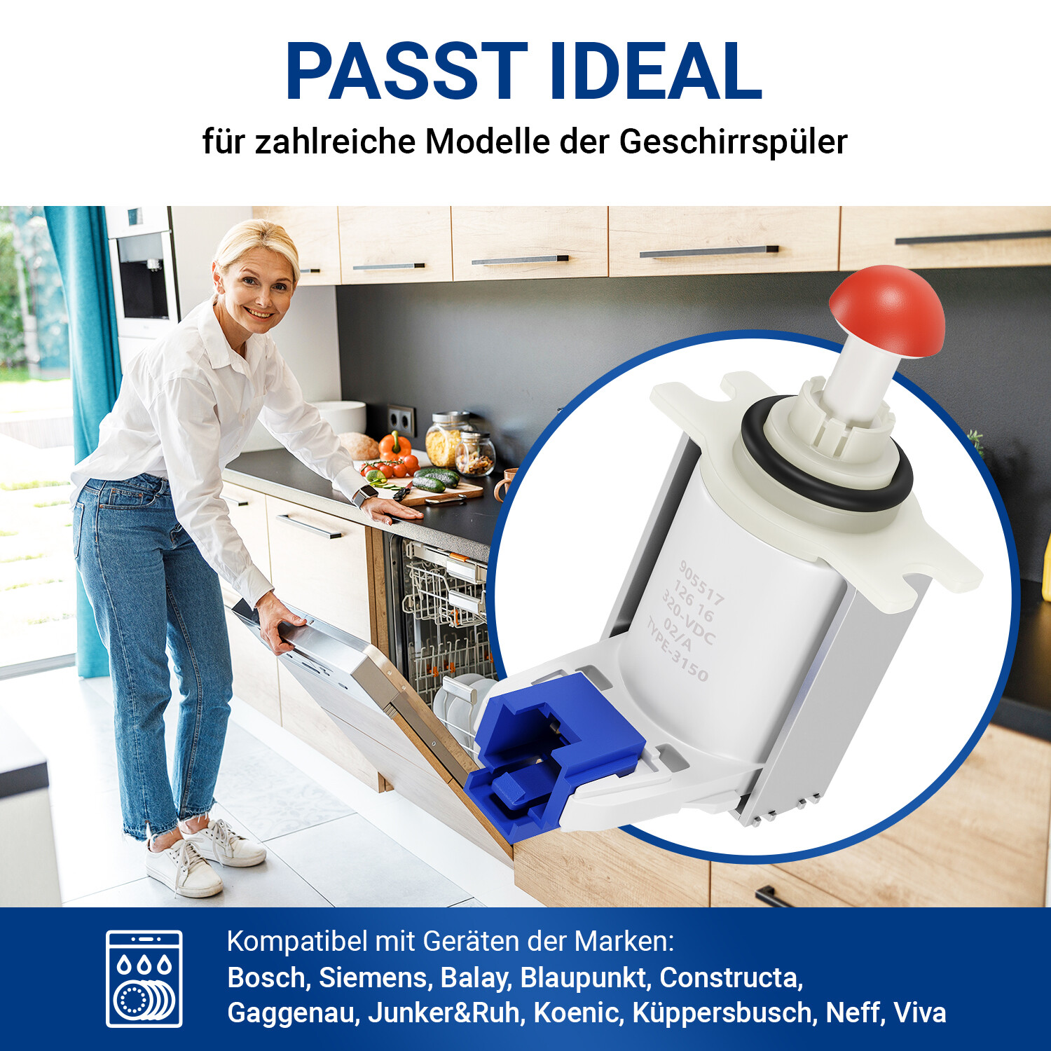 EasyPART Ablaufschlauch We BOSCH 00666148 Ablaufsch Produktbild-Vorschau 3