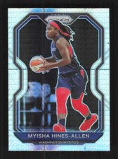 Myisha Hines-Allen 2021 Panini Prizm WNBA Prizms Hyper Washington Mystics #40