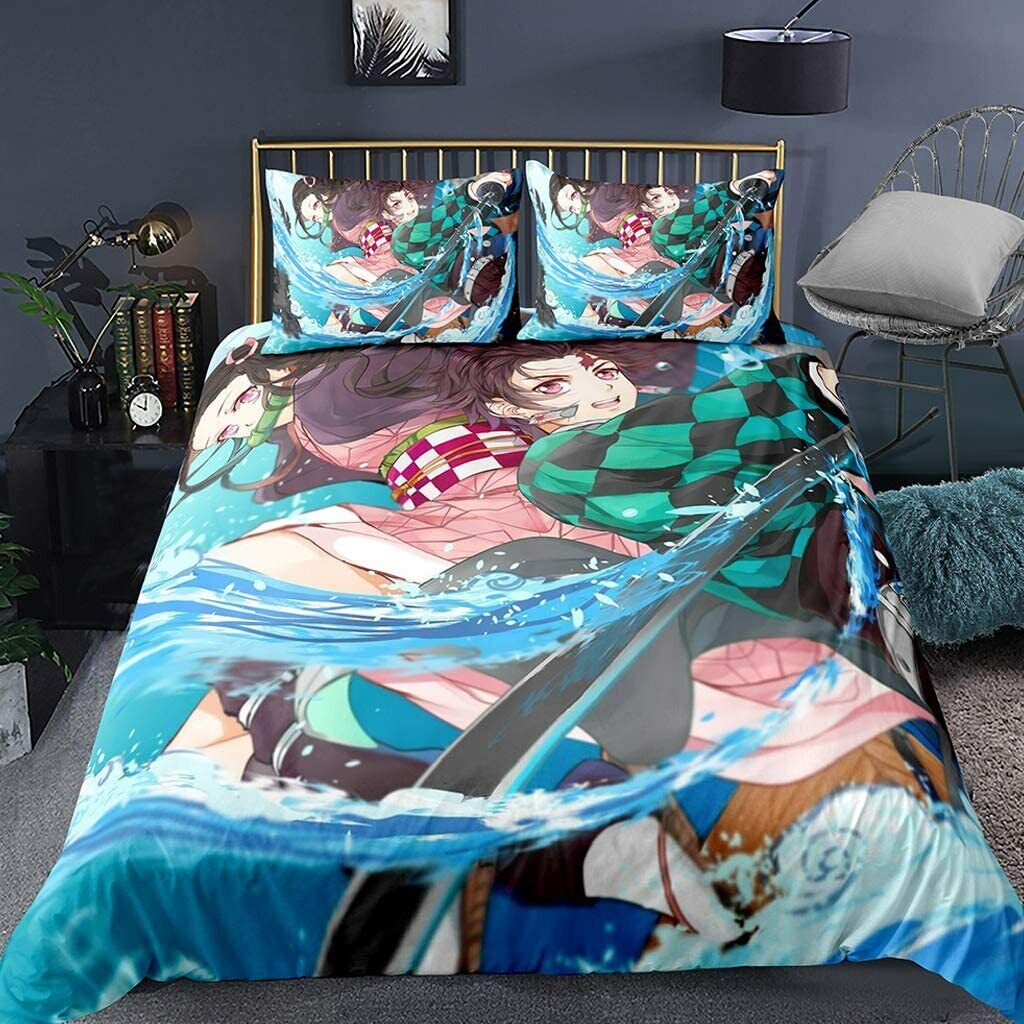 Shop Demon Slayer Bed Sheet Set Anime online