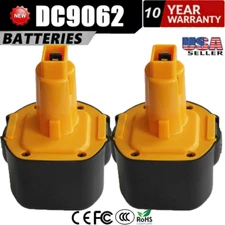 Pack 9.6V DW9062 DW9061 4.8Ah Ni-MH Battery for Dewalt 9.6 Volt Cordless Tools