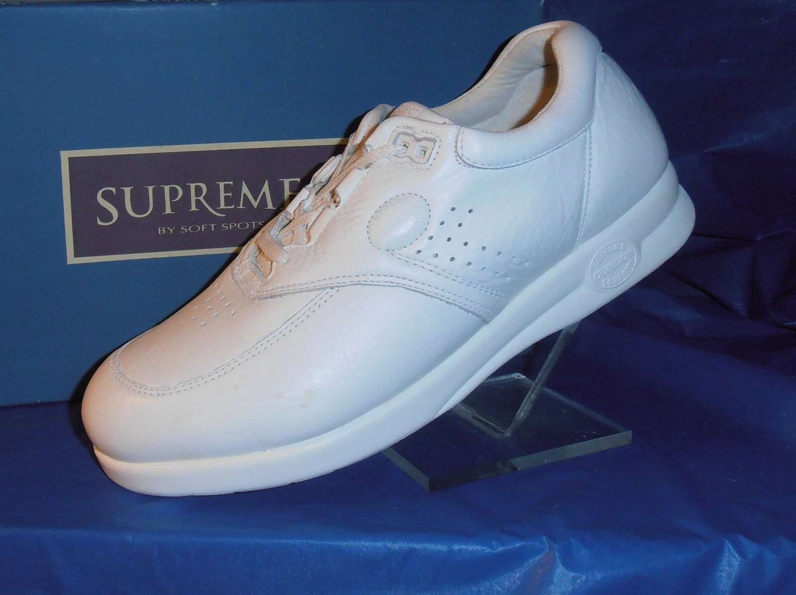Oxford blanc homme Supremes, par Soft Spot taille 15 M $ ALE CONFORTABLE