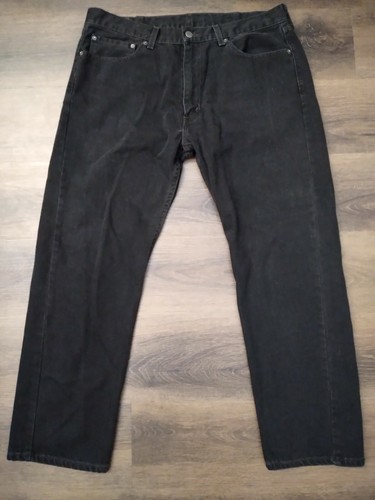 Levi's Strauss Co 505 Mens Jeans Black Size 38x30 - 第 2/9 張圖片