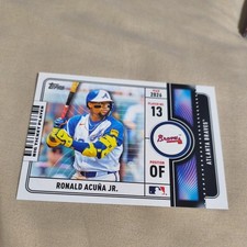 2026 Topps Series 1 Big Ticket Players Ronald Acuna Jr. Atlanta Braves #BTP-7