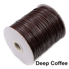 10 Meters Leather Cord Line Waxed Cord Cotton Thread String Strap Rope 1/1.5Mm f