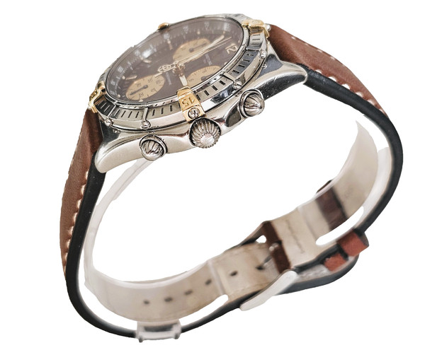 Montre Breitling Sirius Vintage Homme Chronograph  B53011 10 ATM Bicolore