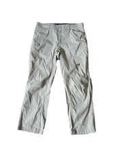 Eddie Bauer First Ascent Pants Men's 36x30 Khaki Guide Pro Hiking Soft Stretch