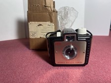 vintage Kodak Brownie Bullet Camera With Strap and original box