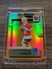 Skylar Thompson ? Rare Rookie Refractor Gold Holo Investment Card Rc Dolphins . rookie card picture