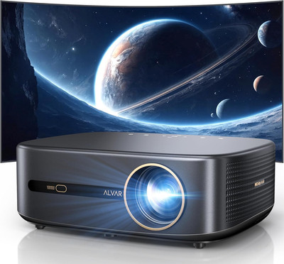 4K WiFi 6 Projector with Bluetooth, 2500 ANSI, Netflix, Auto Focus, 1080P