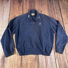 Vintage BMW M3 Genuine Leather Jacket Mens XL Black BMW Lifestyle With Pins!