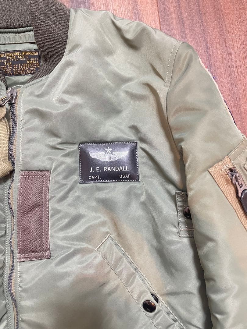 Buzz Ricksons Ma-1 Flight Jacket S Notation Actua… - image 4