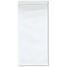 Plymor 4" x 8", 6 Mil Industrial Duty Zipper Reclosable Plastic Bags