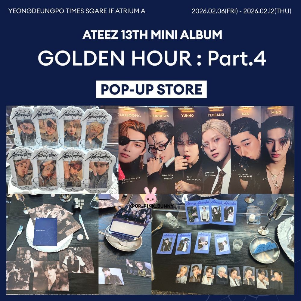 ATEEZ Part.4 ポップアップ MD購入特典 トレカ サン popup ON HAND] ATEEZ GOLDEN HOUR : Part.4 POP-UP STORE OFFICIAL MERCH | eBay