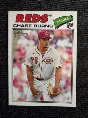 Chase Burns (RC) #212 - BASE CARD - 2026 Topps Heritage MLB Baseball