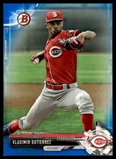 2017 Bowman Draft Blue Vladimir Gutierrez Rookie 003/150 Cincinnati Reds #BD-69